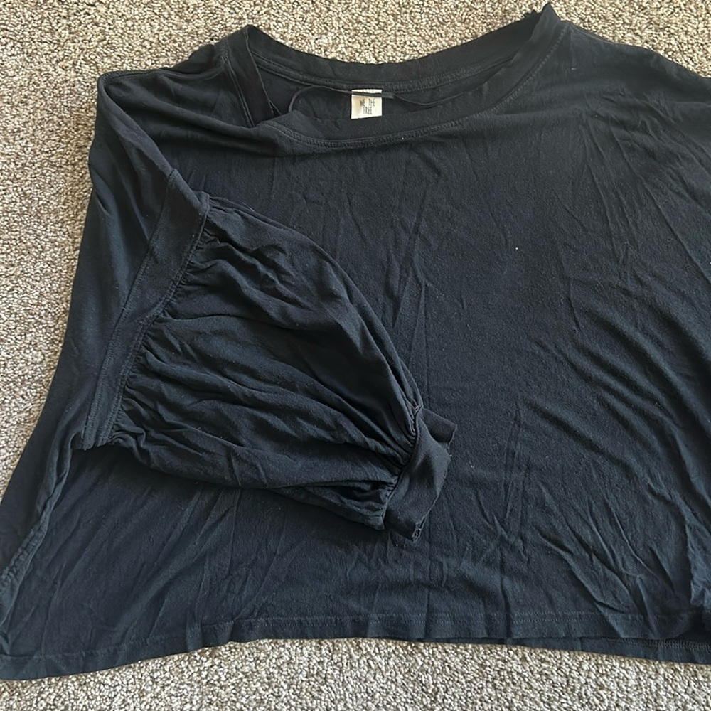 Free People black shirt